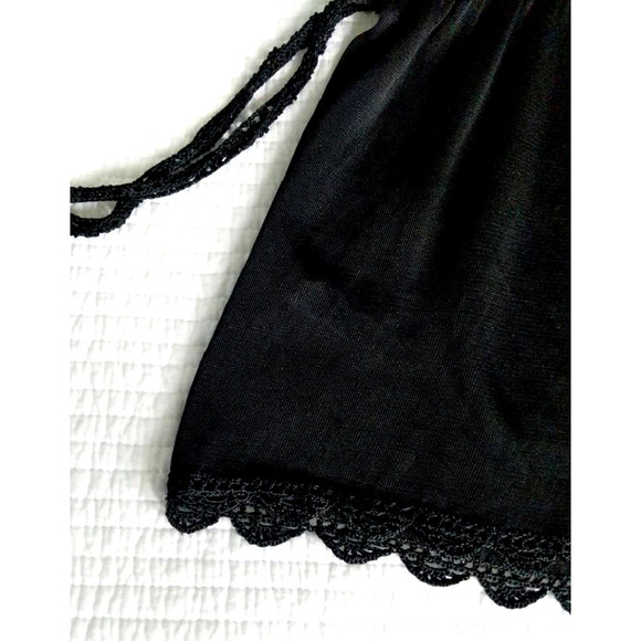 Banana Republic XS Black Crochet Evening Top New* - Picture 6 of 7